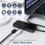 USB C хъб Aceele 7 в 1 USB C към HDMI 4K , PD 100W, 3хUSB 3.0, SD/TF, снимка 2