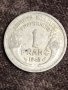 1 франк Франция 1948, снимка 1 - Нумизматика и бонистика - 35067731