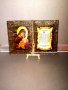 Икона на Света Богородица- Състарена книга с иконата /+снимка и поздрав, снимка 9
