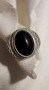 Сребърен пръстен с оникс, снимка 2
