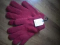Меки топли ръкавици цвят бордо , снимка 2