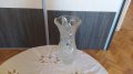 Гравирана кристална ваза, снимка 4