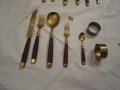 Прибори за хранене -ДЪРВО И БЛАГОРОДНА СТОМАНА -  СТАРИННИ, снимка 9