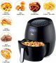 Air Fryer 6.9QT/6.5L, Uten 1700W High-power 8 in 1 дълбоко пържене, бързо нагряване, фурна с незалеп, снимка 3