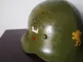 Българска военна каска от войната . , снимка 3