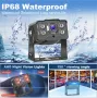 Камери за задно/предно виждане 2 камери 7-инчов IPS монитор AHD водоустойчива камера , снимка 3