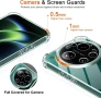 Прозрачен Силиконов Удароустойчив Кейс за Xiaomi 17 Ultra със защита на камерите, снимка 4