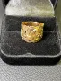 Златен пръстен “А”  prasten zlaten 14 k 585 gold , снимка 9