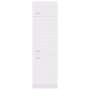 Шкаф за хладилник, бял, 60x57x207 см, ПДЧ, снимка 4