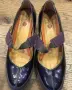 Clarks ‘Unstructured’- кожа, лачени, лилави - № 40, снимка 6