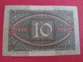 Райх банкнота 10 марки 1920г. Германия перфектна за колекционери 28265, снимка 6