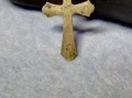 Старинно ЦАРСКА Русия Орнаментирано СРЕБЪРНО КРЪСТЧЕ Кръст СРЕБРО 875 с Печат на Майстора, снимка 9
