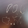 Сребърни обеци, гривни и ланчета, снимка 6