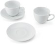 Нов Mikasa MKCHCAPPK2 Комплект от 2 порцеланови капучино чаши и чинийки Подарък, снимка 4