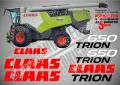 CLAAS Lexion 6700 стикери надписи, снимка 7