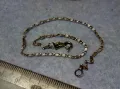 НЕЖНА СРЕБЪРНА ГРИВНА СРЕБРО 925 РЕТРО АРТ ПЛЕТКА МЕЧА СТЪПКА МАЙСТОРСКА РЪЧНА ИЗРАБОТКА 42863, снимка 8