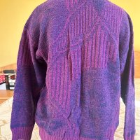 Лилав дамски пуловер, снимка 8 - Блузи с дълъг ръкав и пуловери - 44194707