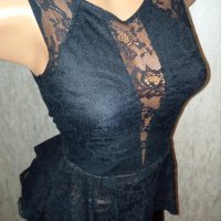 2B Bebe-Секси рокля кожен ефект змийски принт и дантела XS, снимка 2 - Рокли - 29918729