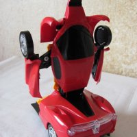 Кола робот трансформърс с батерии, снимка 3 - Електрически играчки - 32143487