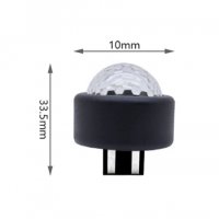 Mini USB LED Lamp, мини лед лампа звездна нощ 2 модела, снимка 2 - Аксесоари и консумативи - 38399077
