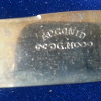 ф-ма ARGONID: 6 бр.стари ножа от 1925г./ ф-ма EPNS-UK 5 подложни лопатки и к-т WMF -3 бр.за коктейл, снимка 3 - Други ценни предмети - 29091528