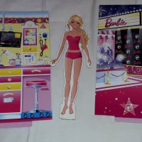 Barbie dress up with magnets, снимка 3 - Кукли - 31458967