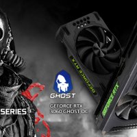 Видеокарта Gaimward  GeForce RTX™ 3060, 12 GB GDDR6 (192 bits)DUAL Ghost OC Нова , снимка 4 - Видеокарти - 32039469
