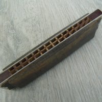 № 7190 стара малка устна хармоника   - TANGO  M.HOHNER  - с кутийка  - произход - Германия, снимка 2 - Духови инструменти - 42570203