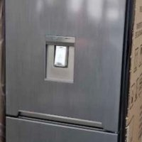 Хладилник с фризер No frost A+++ Нов инокс с диспенсър 60 месеца гаранция, снимка 3 - Хладилници - 39692287