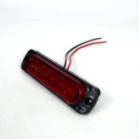 1 бр. блиц мигащи габарити ЛЕД LED Пътна помощ червена светлина 12-24V, снимка 3 - Аксесоари и консумативи - 42490351
