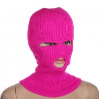 Зимна шапка маска - Purple Neon Balaclava, снимка 7 - Шапки - 30397928