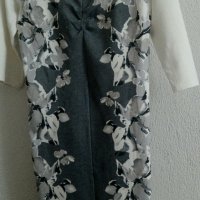 Стилна рокля с флорални мотиви, снимка 3 - Рокли - 30070565