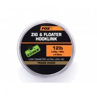 Влакно за Зиг Риг FOX EDGES ZIG & FLOATER HOOKLINK – Khaki 100м., снимка 1 - Такъми - 30956624