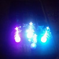 Елхички елха със звезда светеща в различни цветове с батерии за кола автомоби дом офис вила, снимка 12 - Аксесоари и консумативи - 30482142