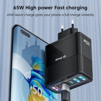 65W USB зарядно ,Бързо зареждане 6 порта Quick Charge 3.0, , снимка 6 - Оригинални зарядни - 42161743