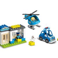 LEGO® DUPLO® Town 10959 - Полицейски участък и хеликоптер, снимка 8 - Конструктори - 40588030