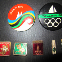 Москва,СССР-олимпиада-1980, значки-7 броя, снимка 3 - Колекции - 44586273