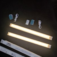Лед Лампи със Сензор и зареждащи се батерии-30 см., снимка 10 - Соларни лампи - 44350987