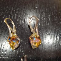 Комплект колие и обеци Cosmiс кристали Swarovski, снимка 11 - Бижутерийни комплекти - 31241097