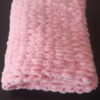Ръчно плетено одеяло 82/85 см, снимка 6 - Спално бельо и завивки - 42326112