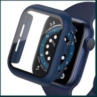 Кейс + Стъклен протектор за Apple Watch 8 / 7 45 41 / SE 44 40 6/5 360, снимка 4 - Аксесоари за Apple - 38495521