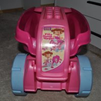 Розова количка Megs bloks за лего и др. играчки, снимка 2 - Играчки за стая - 39600589