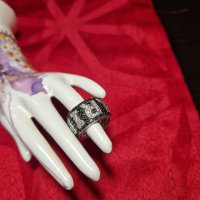 Много красив дамски сребърен пръстен BULGARI - 12.5 грама- проба 925, снимка 5 - Пръстени - 40811440