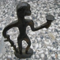 Бронзова пластика статуетка Асклепий, снимка 2 - Антикварни и старинни предмети - 29338830