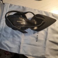 Елегантни черни сандали  TF Slack London, снимка 4 - Дамски елегантни обувки - 29495819