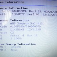 Лаптоп за части MSI cr610x ms-1684, снимка 3 - Части за лаптопи - 31714518