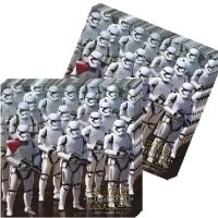 Star Wars Междузвездни Войни 10 парти салфетки рожден ден, снимка 3 - Други - 22449634