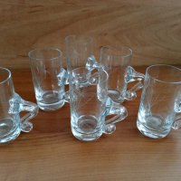 Стъклени чаши чашки  , снимка 3 - Антикварни и старинни предмети - 29658014