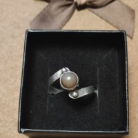 Сребърен пръстен (204), снимка 6 - Пръстени - 44230986