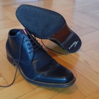 Floris Van Bommel мъжки обувки естествена кожа черни номер 42, снимка 2 - Официални обувки - 30624281